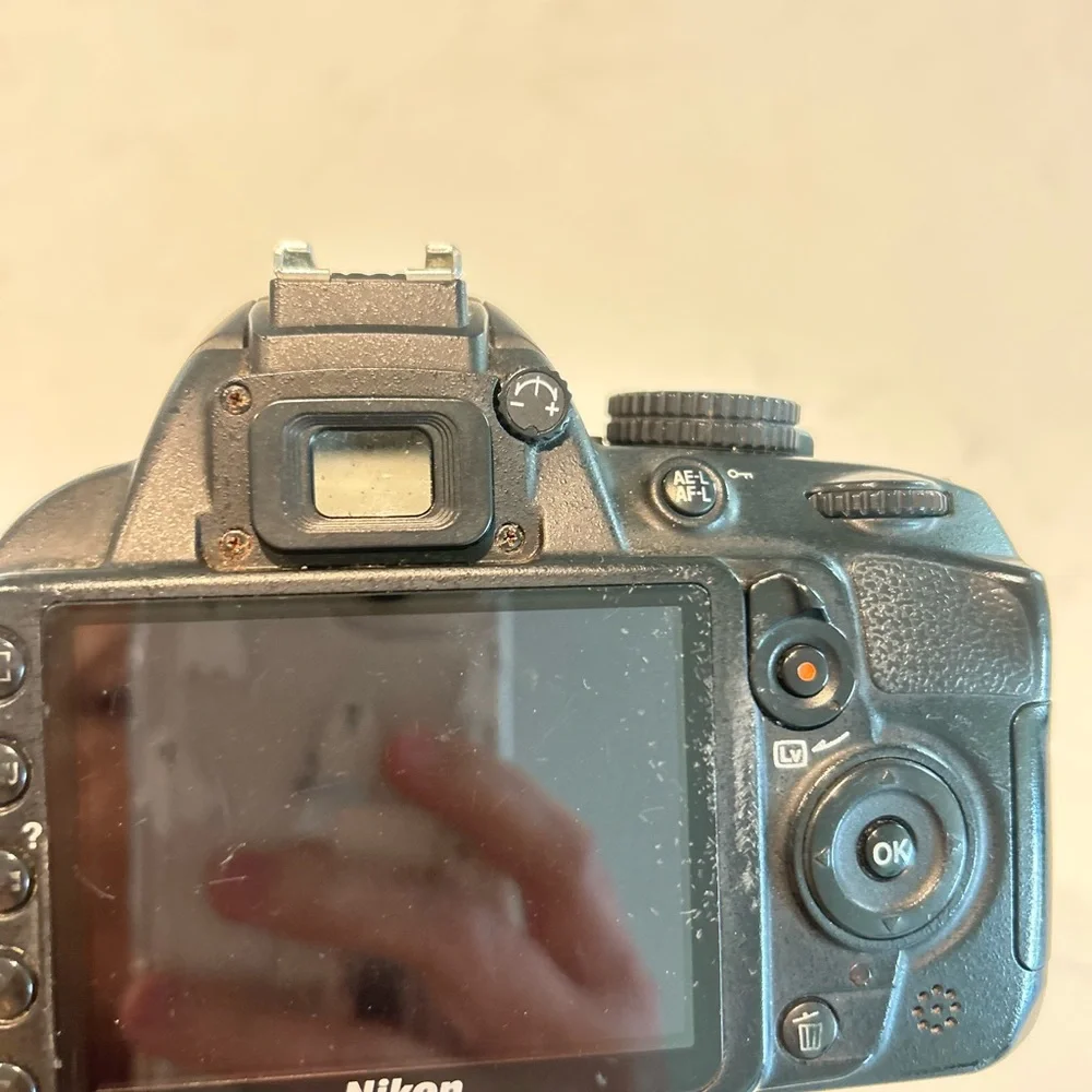 Nikon D3100 DSLR Camera with 55-200mm lens